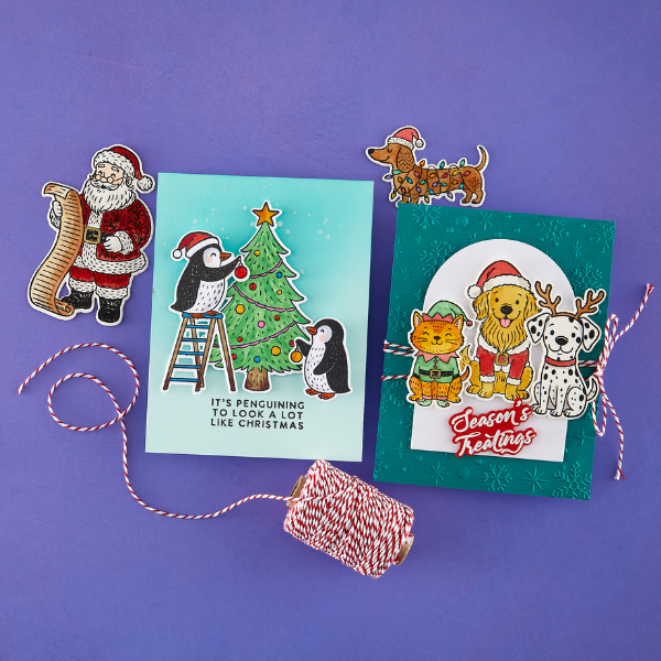 Naughty or Nice Stamp & Die Bundle by Simon Hurley