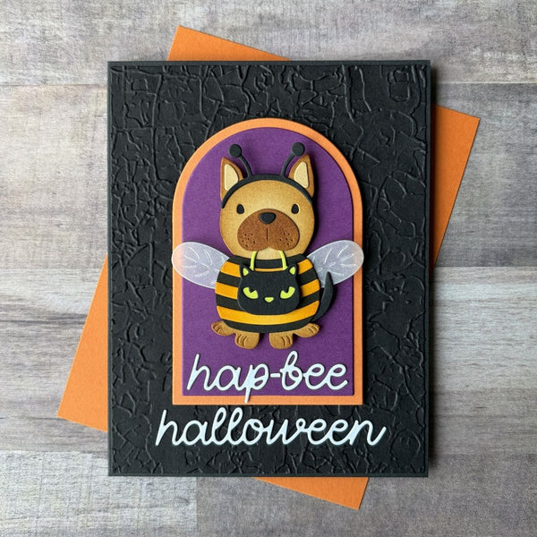 Spellbinders Exclusive: Buzzy Pup-Bee Etched Dies