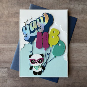 HBD Balloons Etched Dies
