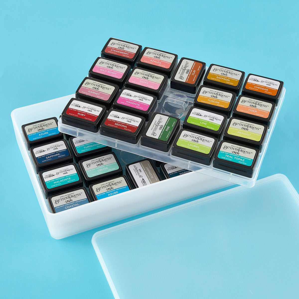 Spellbinders　BetterPress セット（未使用品） Deep Stax BetterPress Ink Trays | Spellbinders