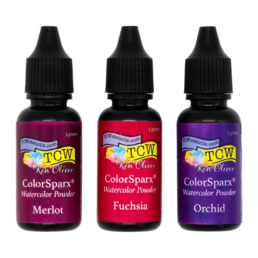 The Crafters Workshop - Berry Punch ColorSparx® Watercolor Powders
