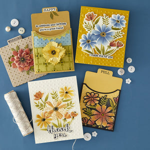 Thank You Bouquet 3D Emboss & Cut Folder by Wendy Vecchi