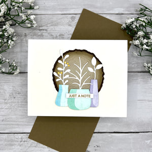 Containers and Foliage Etched Dies by Lisa Horton