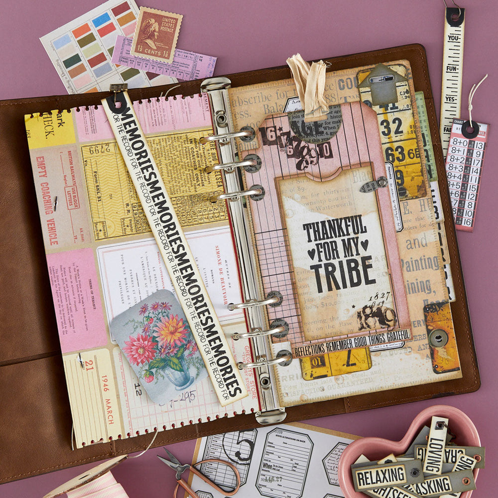 Keepsake Strips Clear Stamp Set by Esther Glas