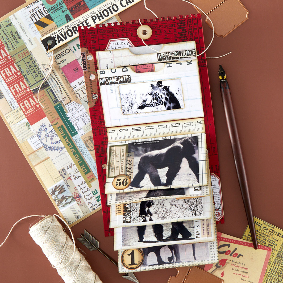 Reminiscence Book 10 Patterned Cardstock by Esther Glas – Spellbinders