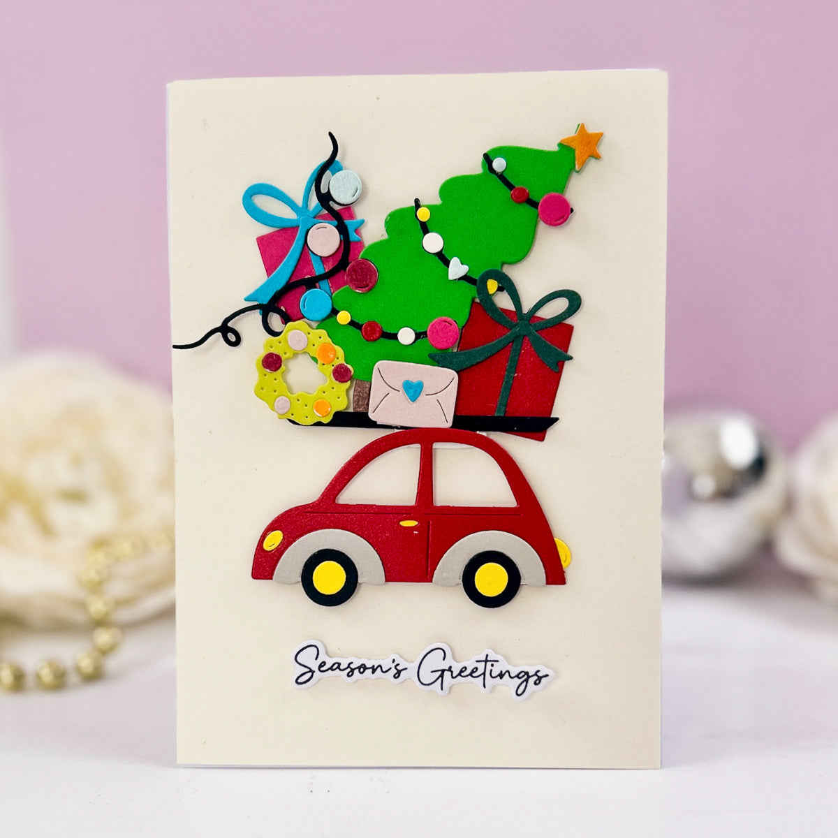 Yuletide Ride Etched Dies from the Wonderland Collection