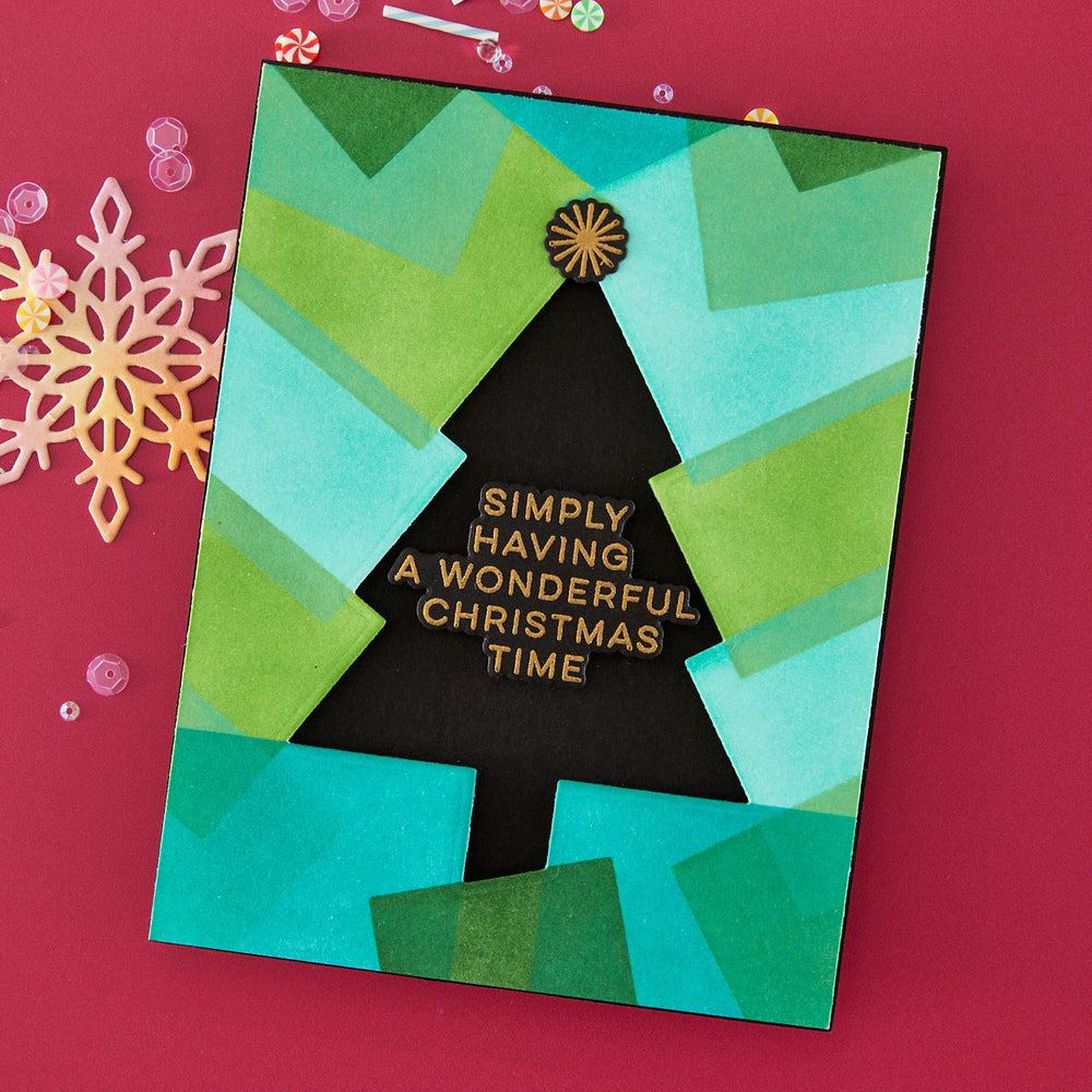 Color Layering Tree Stencils