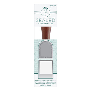 3D Photo & Floral Arch Frames 3D Wax Seal Stamps + Handle