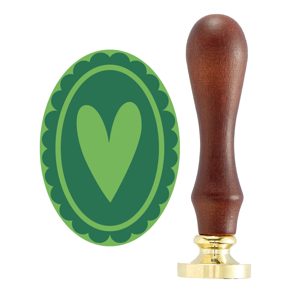 Scalloped Heart - Wax Seal of the Month (Seal Stamp Only)
