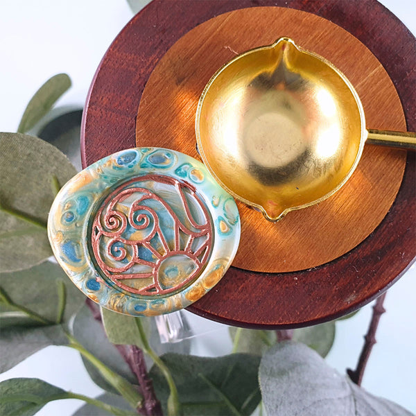 Sun & Waves- Wax Seal of the Month (Seal Stamp Only)