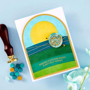 Sun & Waves- Wax Seal of the Month (Seal Stamp Only)