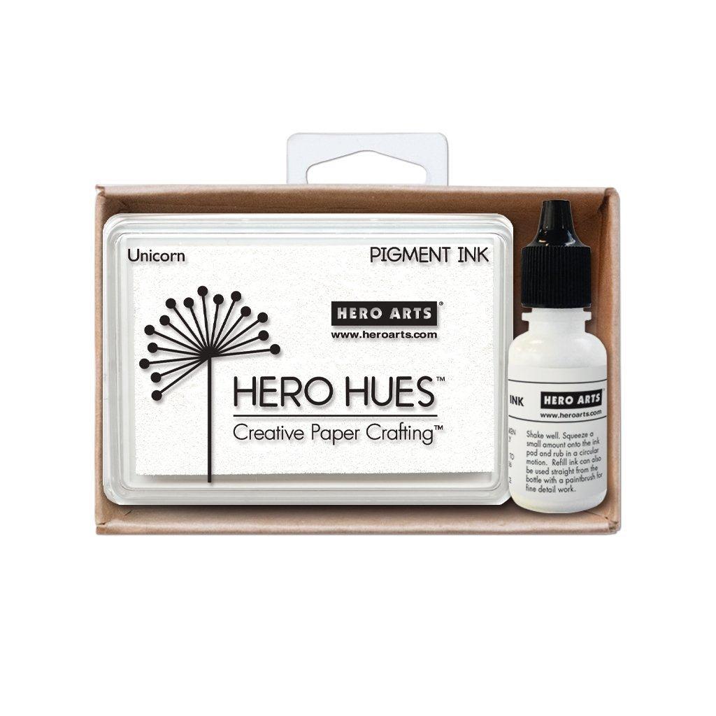 Hero Arts - Unicorn White + Reinker Bundle - Spellbinders