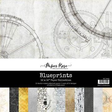 Paper Rose - Blueprints 12x12 Paper Collection