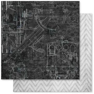 Paper Rose - Blueprints 12x12 Paper Collection
