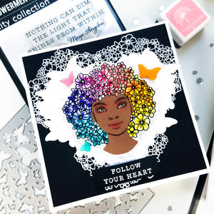 Color Layering Flower Power Clear Stamp set