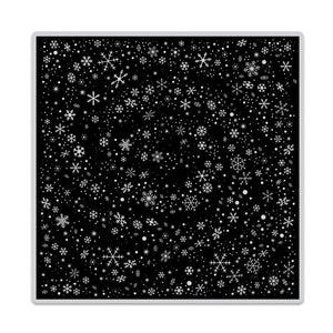 Snowflake Swirl Bold Prints Cling Stamp