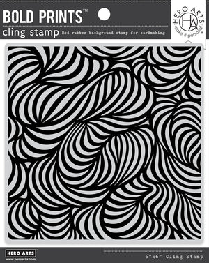 Swirl Bold Prints Cling Stamp