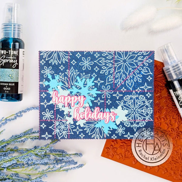 Kaleidoscope Snowflake Bold Prints Cling Stamp