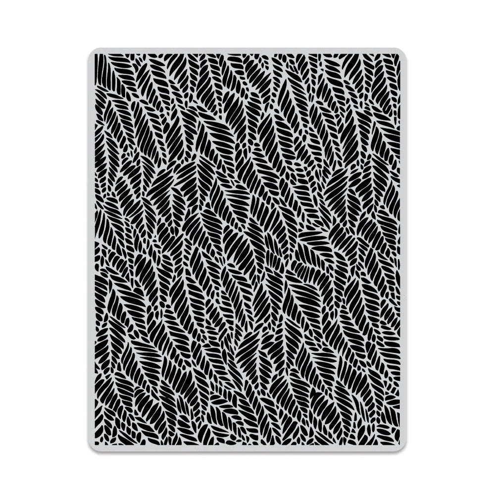 Leafy Background Cling Stamp