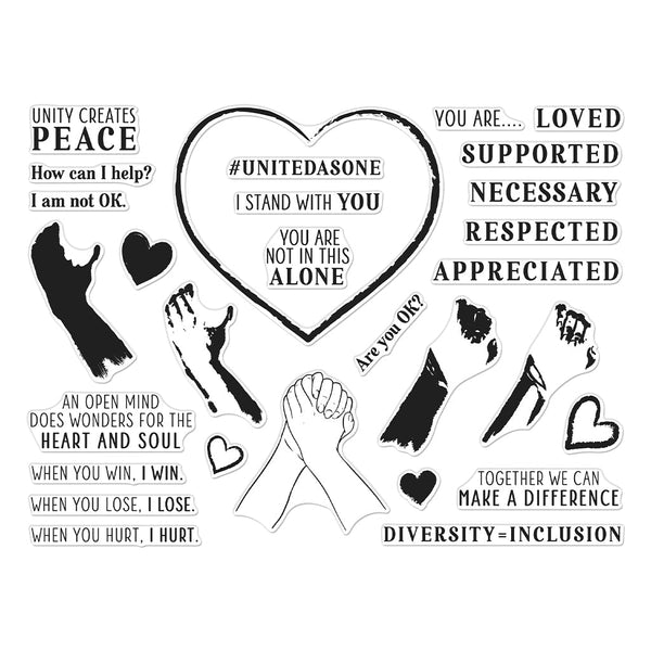 United as One Clear Stamp Set