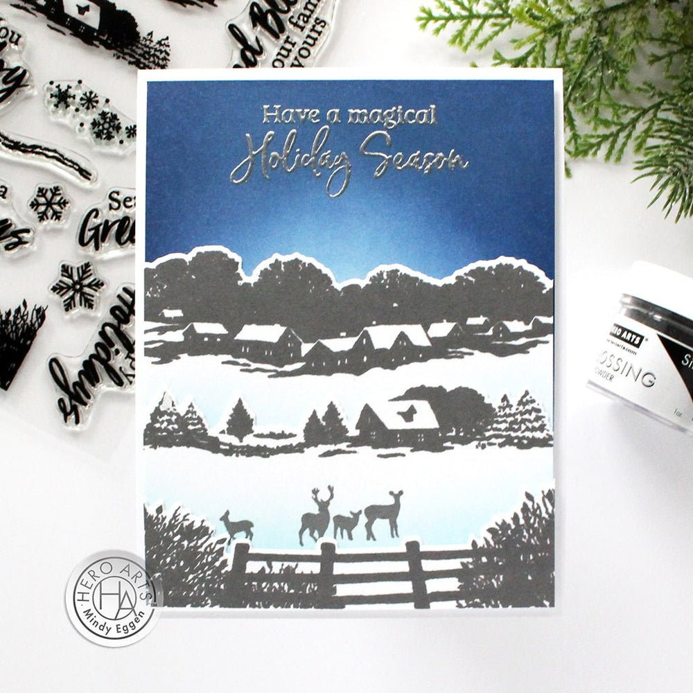 Winter Scene Clear Stamp Set
