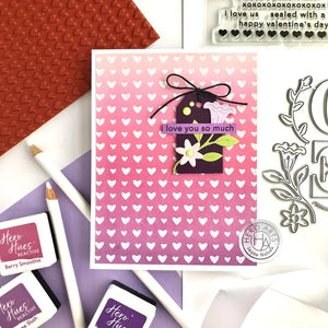 Loving Sentiment Strips Clear Stamp Set