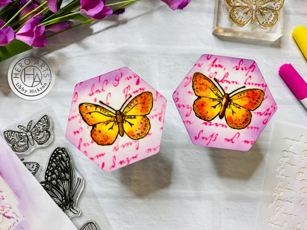 Beautiful Butterflies Clear Stamp Set