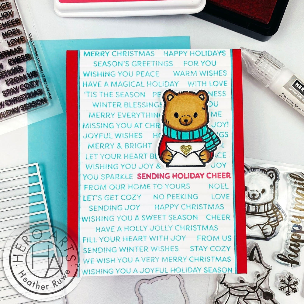 Winter Mail Critters Clear Stamp Set
