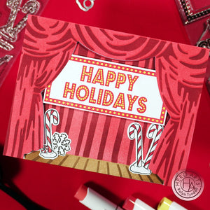 HA + RT Holiday Marquee Messages Clear Stamp Set