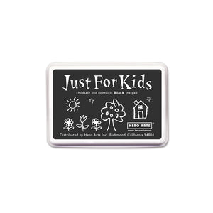 Just For Kids Black Ink Pad