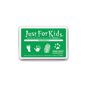 Just for Kids Washable Green Ink Pad
