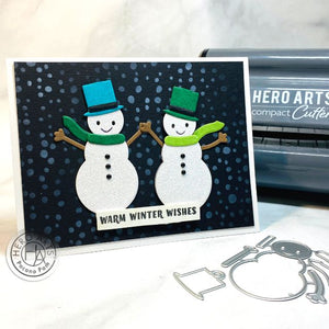 Snowman Gift Tag Fancy Dies