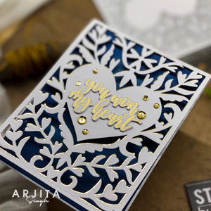 Heart Flourish Cover Plate Dies