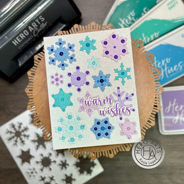Snowflake Patterned Cover Plate Dies