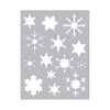 DF214 Snowflake Patterned Cover Plate (F) - Hero Arts
