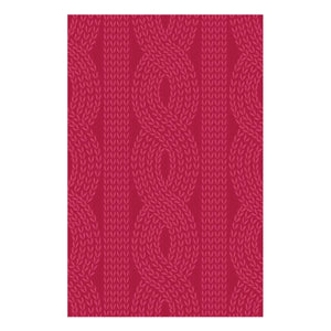 Snuggly Knit Embossing Folder of the Month - embossing folder