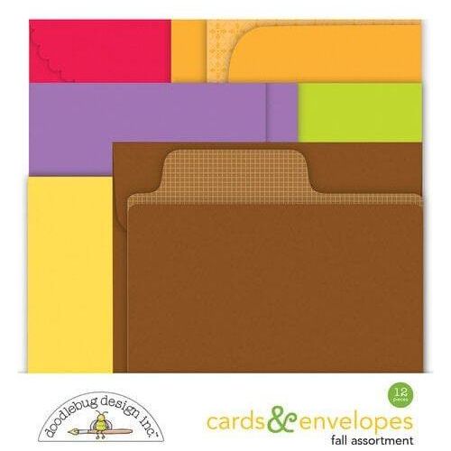 Doodlebug Fall Assortment Cards & Envelopes