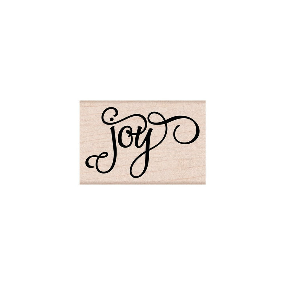 Joy Calligraphy Woodblock Stamp