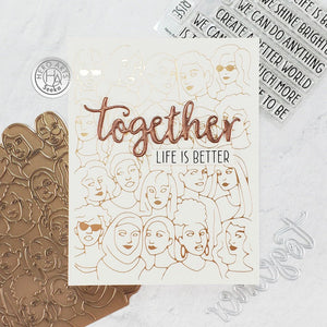 United People Hot Foil Plate
