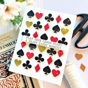 Shuffling Sentiments Press Plate & Die Set by Jaycee Gaspar