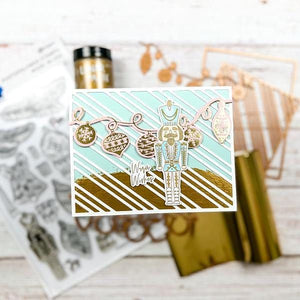 Folk Art Ornaments Stamp and Die Bundle from the Joyful Christmas Collection by Simon Hurley