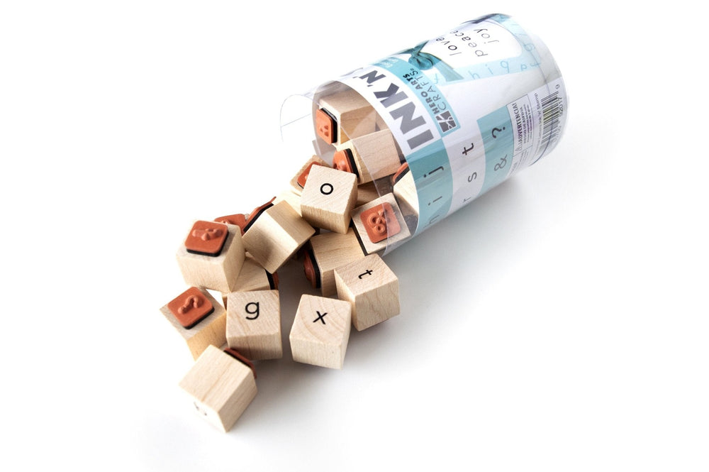 Essential Letters Woodblock Ink 'n' Stamp