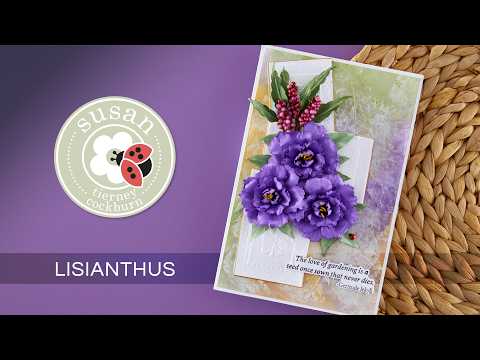 Lisianthus Etched Dies by Susan Tierney-Cockburn – Spellbinders