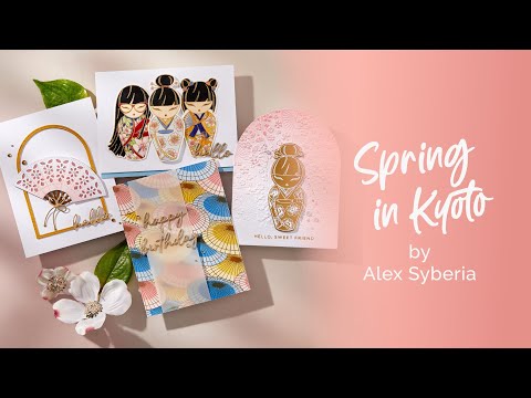 Spring in Kyoto BetterPress & Stencil Bundle  by Alex Syberia Designs
