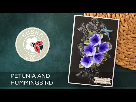 Petunia Cascade 3D Embossing Folder by Susan Tierney-Cockburn
