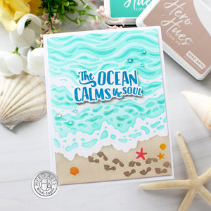 Color Layering Beach Floor Stencils