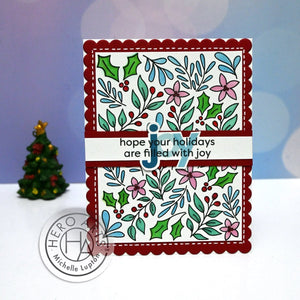 Color Layering Christmas Foliage Stencils