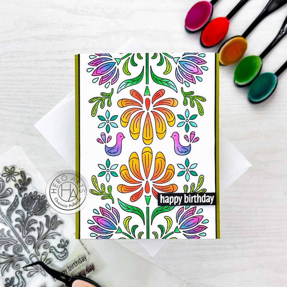 Color Layering Folk Art Stencils