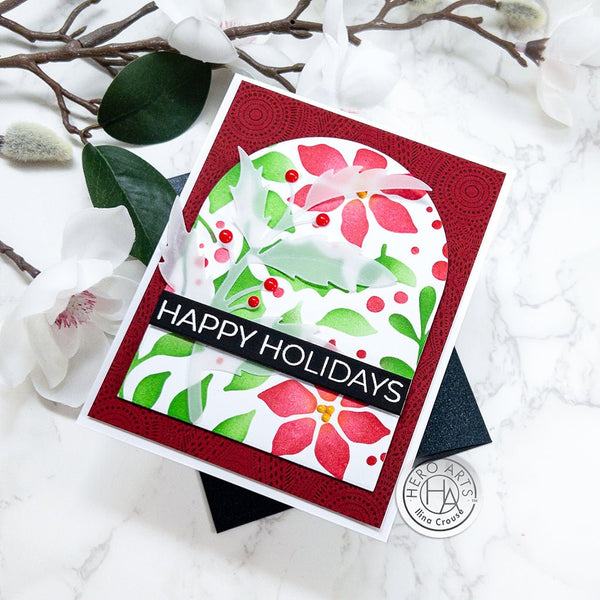 Holiday Foliage Stencil