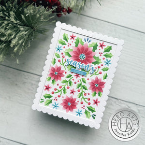 Color Layering Poinsettia Pattern Stencils